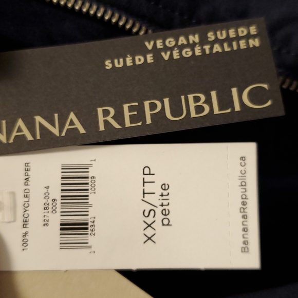 Banana Republic Moto Jacket Vegan Suede - Picture 6 of 6